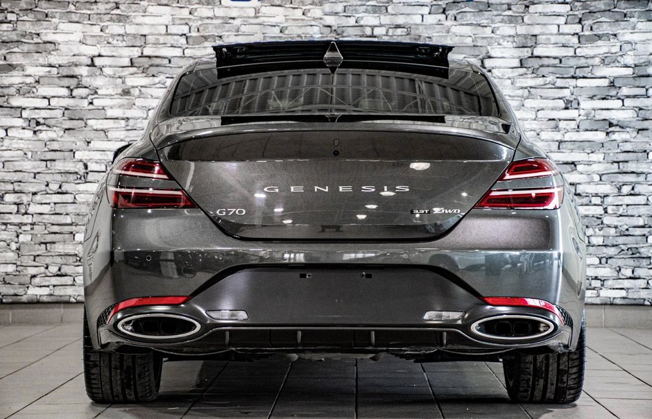 GENESIS G70 3.3T SPORT AWD 365 HP HEAD UP DISP CAM360 CUIR 2023-12