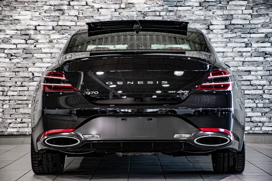 GENESIS G70 3.3T SPORT AWD 365 HP HEAD UP DISP CAM360 CUIR 2023-14