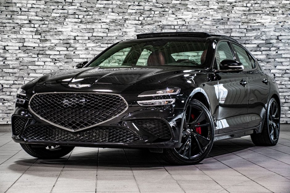GENESIS G70 3.3T SPORT AWD 365 HP HEAD UP DISP CAM360 CUIR 2023-0