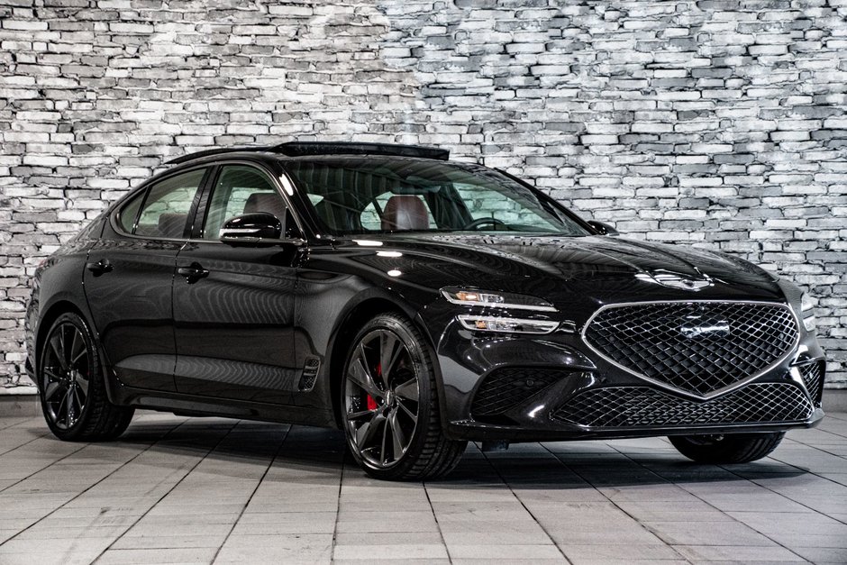 GENESIS G70 3.3T SPORT AWD 365 HP HEAD UP DISP CAM360 CUIR 2023-9