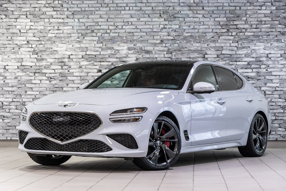 GENESIS G70 3.3T SPORT AWD 365 HP HEAD UP DISP CAM360 CUIR 2023-0