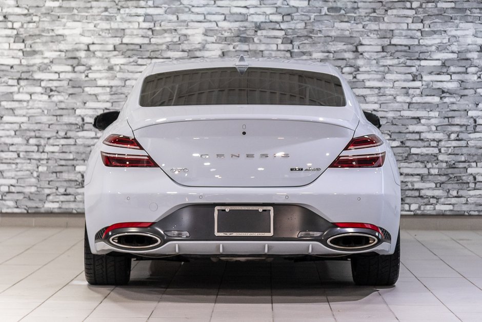 GENESIS G70 3.3T SPORT AWD 365 HP HEAD UP DISP CAM360 CUIR 2023-12