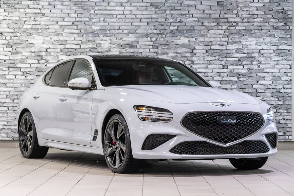 GENESIS G70 3.3T SPORT AWD 365 HP HEAD UP DISP CAM360 CUIR 2023-7