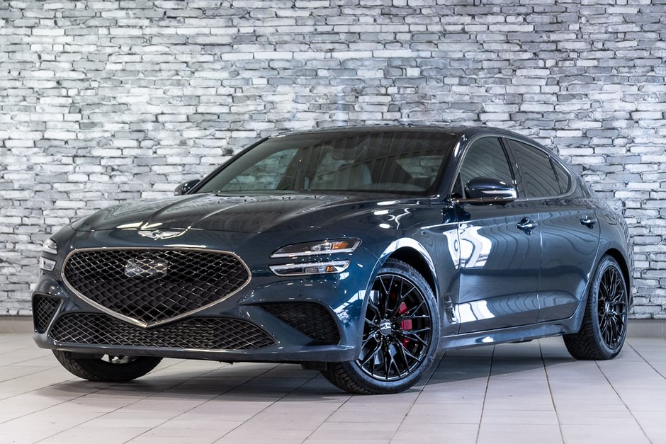 2023 GENESIS G70 3.3T SPORT AWD 365 HP HEAD UP DISP CAM360 CUIR-0