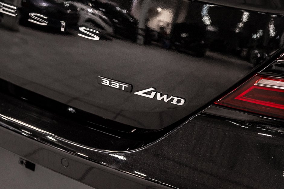 GENESIS G70 3.3T SPORT AWD 365 HP HEAD UP DISP CAM360 CUIR 2023-12