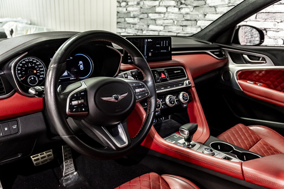 GENESIS G70 3.3T SPORT AWD 365 HP HEAD UP DISP CAM360 CUIR 2023-17