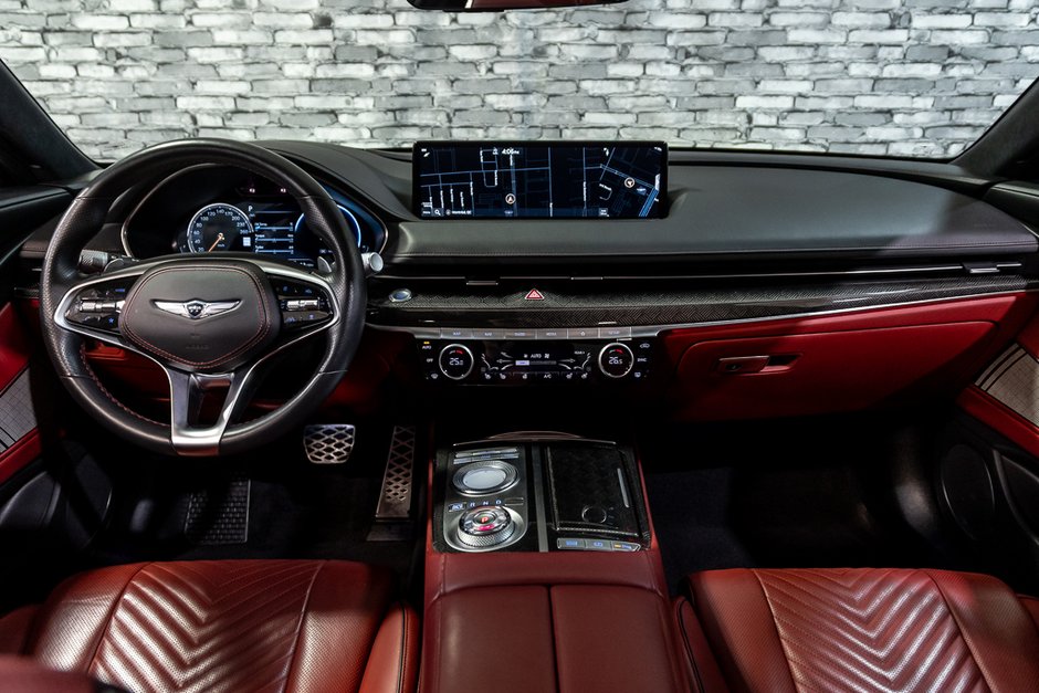 GENESIS G80 3.5T SPORT AWD TOIT PANO NAV CUIR SIEGE MASSAGE 2022-4