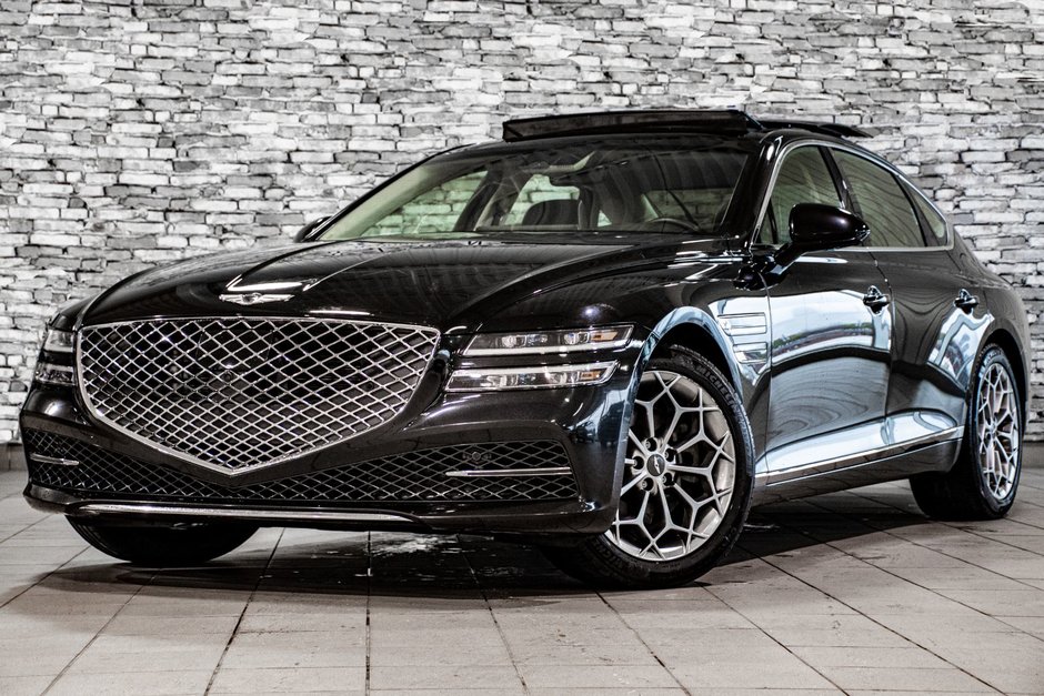 GENESIS G80 2.5T ADVANCED AWD 300HP TOIT NAV CUIR MAGS 2024 à Montréal, Québec