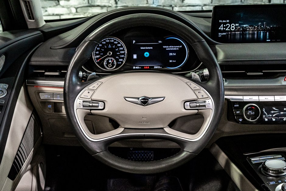 GENESIS G80 2.5T ADVANCED AWD 300HP TOIT NAV CUIR MAGS 2024-24