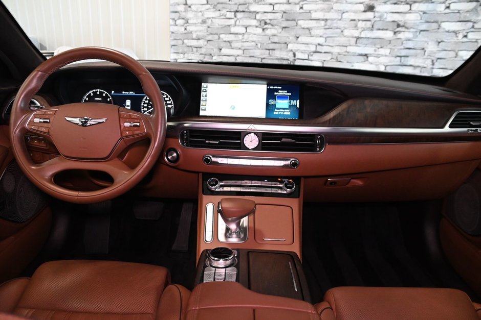 GENESIS G90 5.0L PRESTIGE AWD V8 GPS CAM 360 CUIR TOIT 2020-34