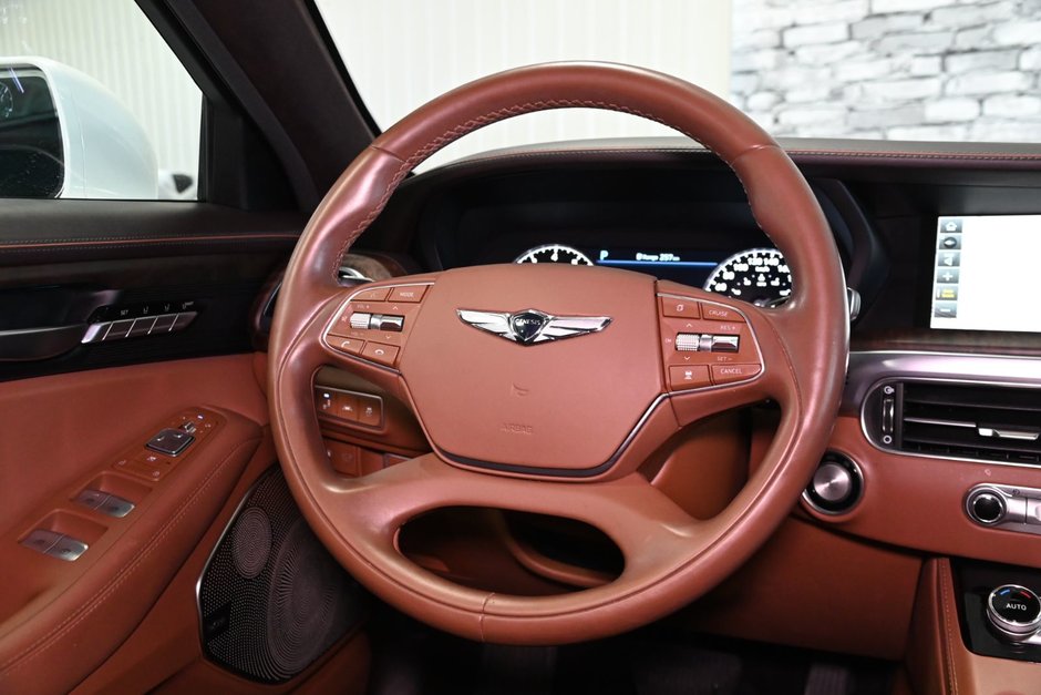 GENESIS G90 5.0L PRESTIGE AWD V8 GPS CAM 360 CUIR TOIT 2020-33