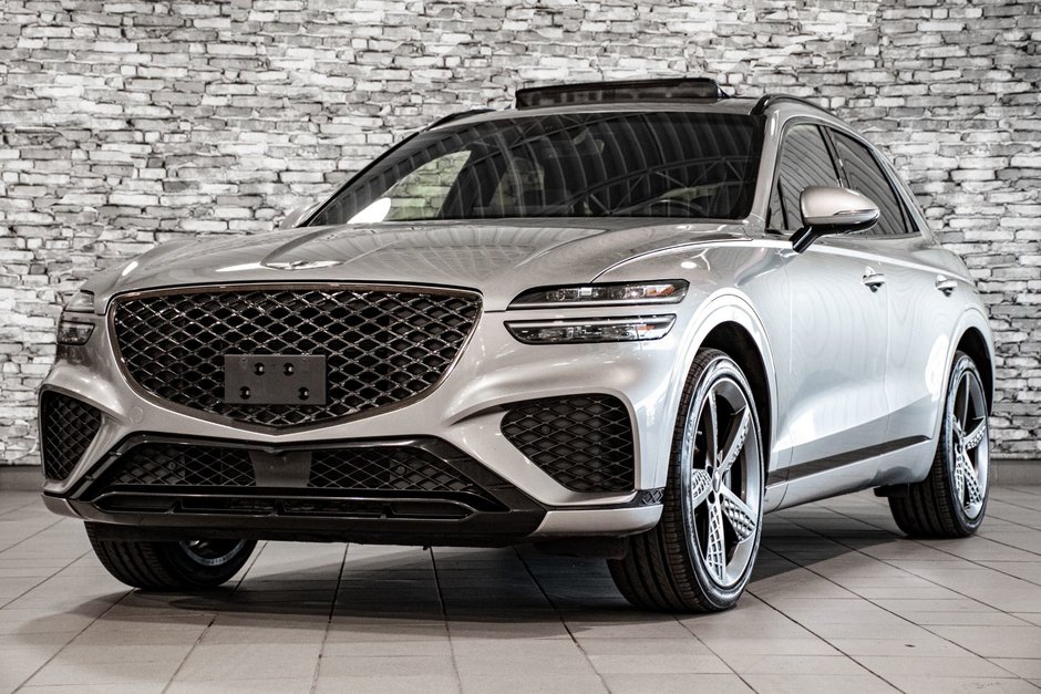 2022 GENESIS GV70 3.5T SPORT AWD 375HP TOIT PANO NAV CAM CUIR-0