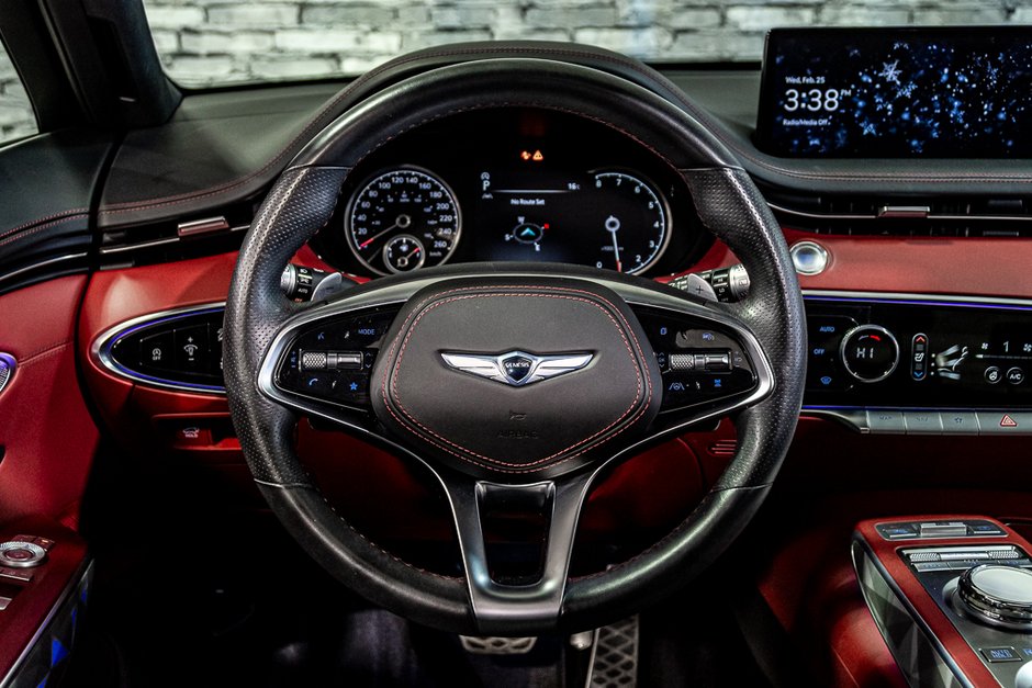 GENESIS GV70 2.5T PRESTIGE AWD TOIT GPS CUIR CAMERA MASSAGE 2022-24