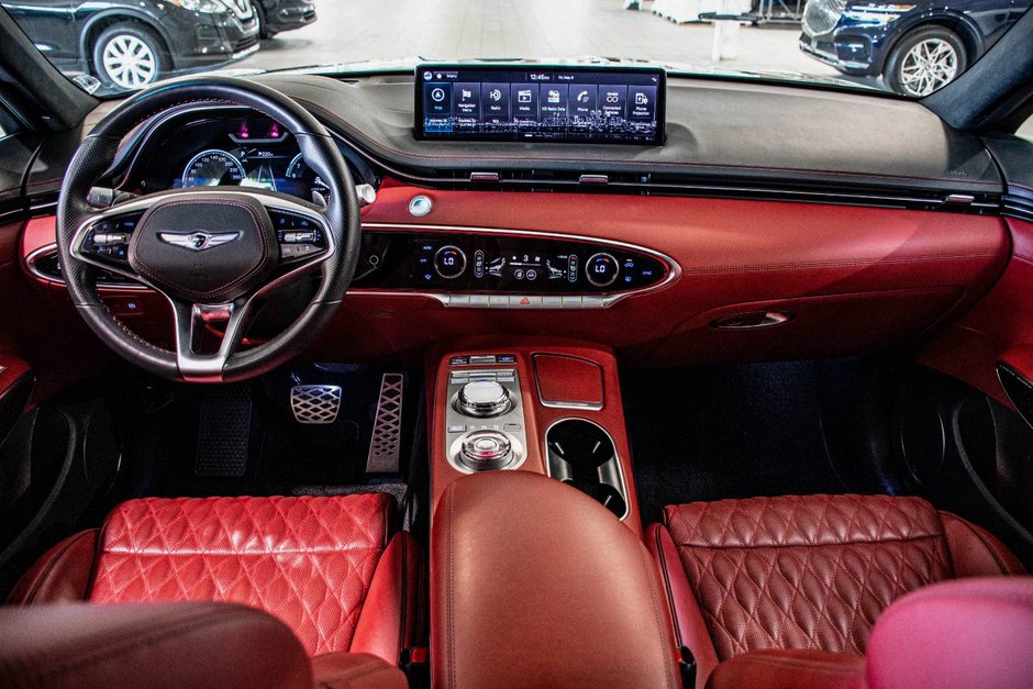 GENESIS GV70 3.5T SPORT PLUS AWD 375HP HUD CAM360 CUIR NAPPA 2023-4