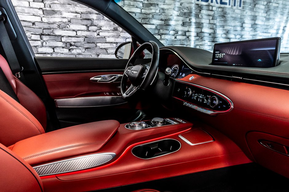 GENESIS GV70 3.5T SPORT AWD 375HP TOIT PANO NAV CAM CUIR 2023-20