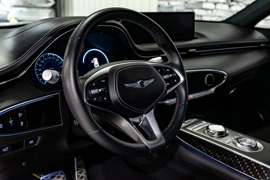 GENESIS GV70 3.5T Sport Plus w/LSD AWD 375HP HUD CAM360 CUIR 2025-17