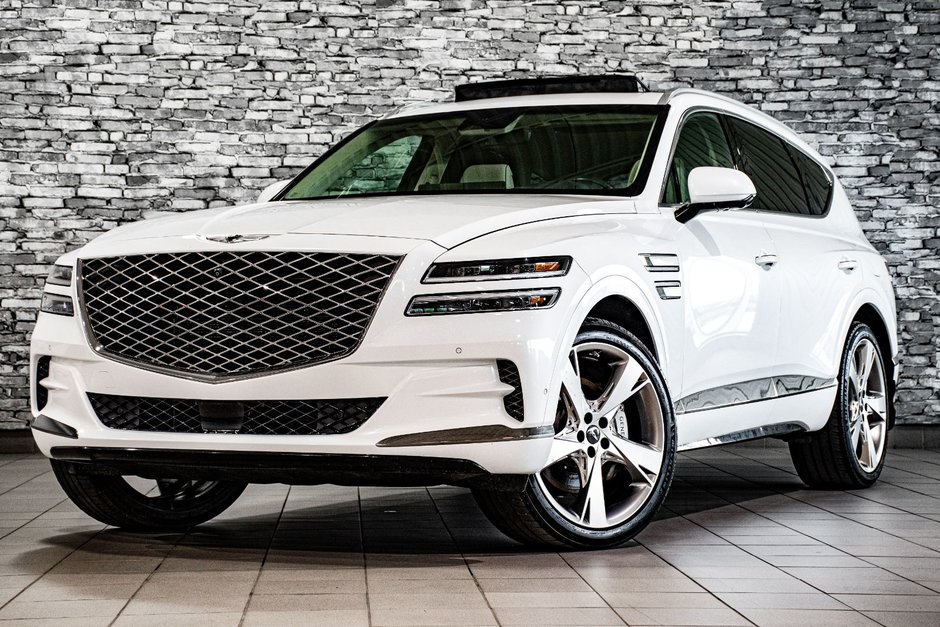 GENESIS GV80 3.5T AWD PRESTIGE 7 PASSAGER TOIT NAVIGATION CUIR 2023-0