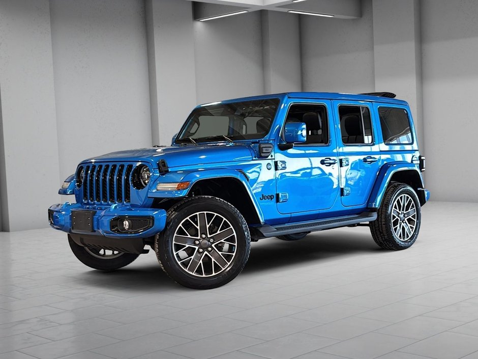 Jeep Wrangler 4xe Unlimited High Altitude CUIR TOIT SKY ONE TOUCH 2022-0