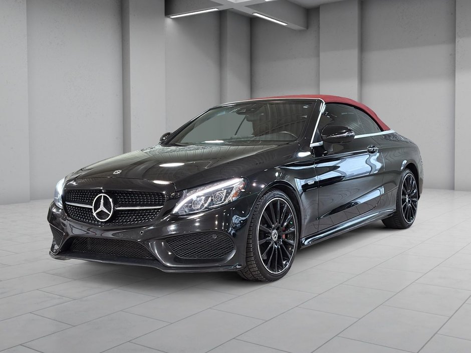 Mercedes-Benz C-Class C 300 CABRIOLET 4MATIC AMG NIGHT PKG CAM BURMESTER 2018-0