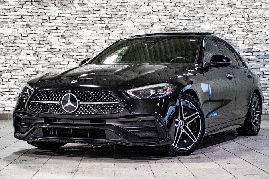 2022 Mercedes-Benz C-Class C 300 AMG NIGHT & PREMIUM PACK BURMESTER in Montréal, Quebec