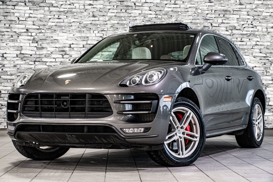 Porsche Macan TURBO AWD V6 400HP CUIR CAMERA NAV TOIT PANO 2015-0