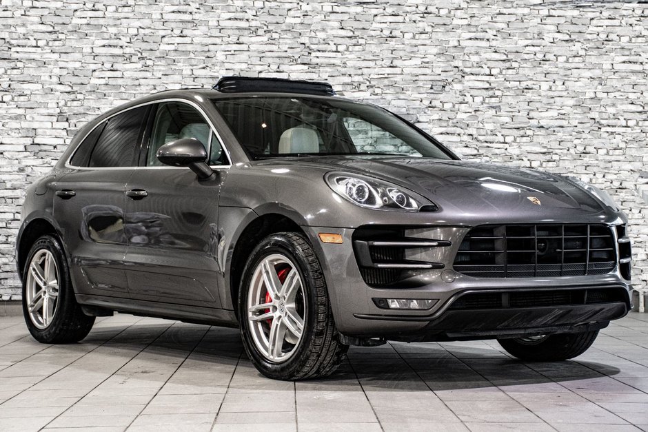 Porsche Macan TURBO AWD V6 400HP CUIR CAMERA NAV TOIT PANO 2015-10