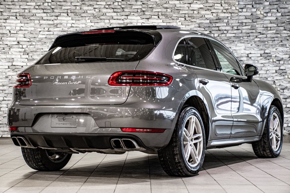 Porsche Macan TURBO AWD V6 400HP CUIR CAMERA NAV TOIT PANO 2015-14