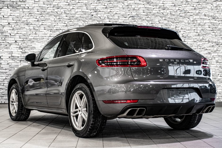 Porsche Macan TURBO AWD V6 400HP CUIR CAMERA NAV TOIT PANO 2015-17