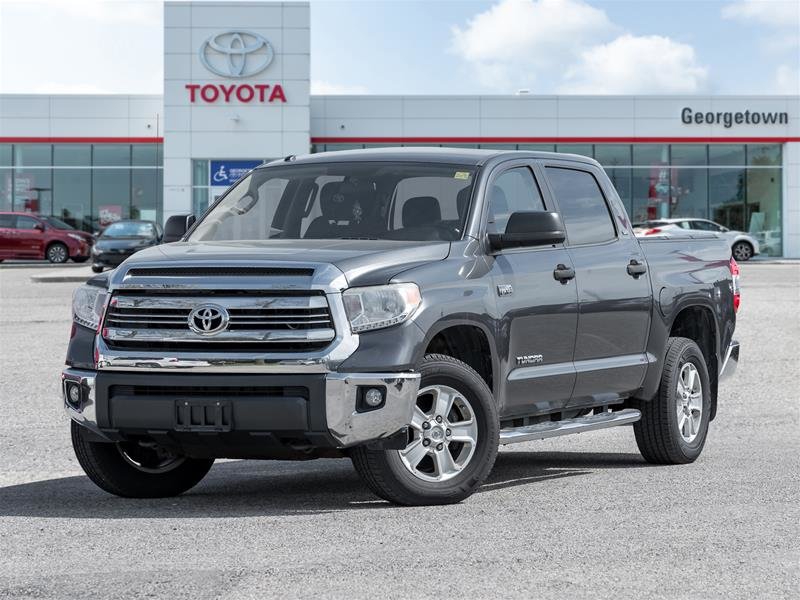 2017 Toyota Tundra 4x4 CrewMax SR5 Plus 5.7 6A Running Boards | Tonneau Cover | 4x4 | Low KM!-0