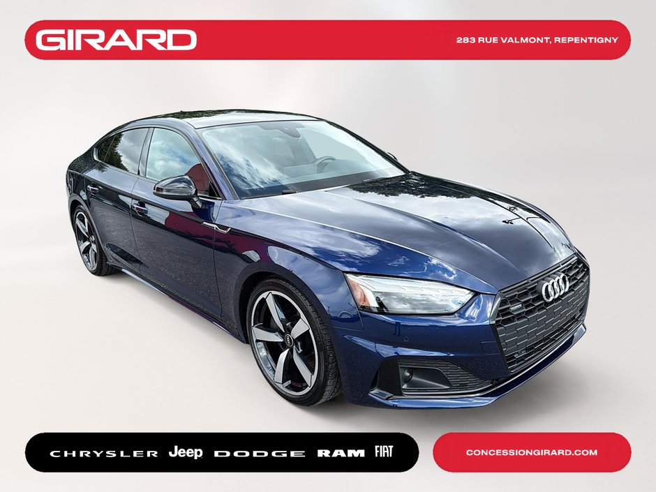 2024 Audi A5 Sportback Komfort BAS KM**261 HP**S-TRONIC**KOMFORT**BANDE 3M**