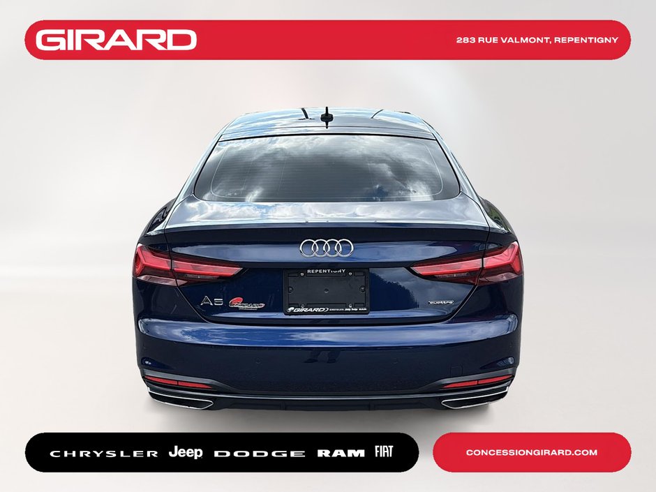 2024 Audi A5 Sportback Komfort BAS KM**261 HP**S-TRONIC**KOMFORT**BANDE 3M**