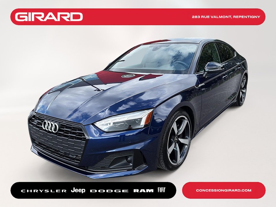 2024 Audi A5 Sportback Komfort BAS KM**261 HP**S-TRONIC**KOMFORT**BANDE 3M**