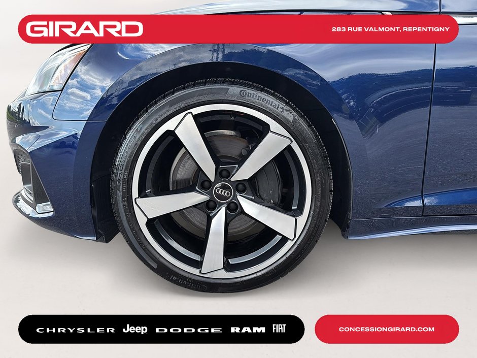 2024 Audi A5 Sportback Komfort BAS KM**261 HP**S-TRONIC**KOMFORT**BANDE 3M**