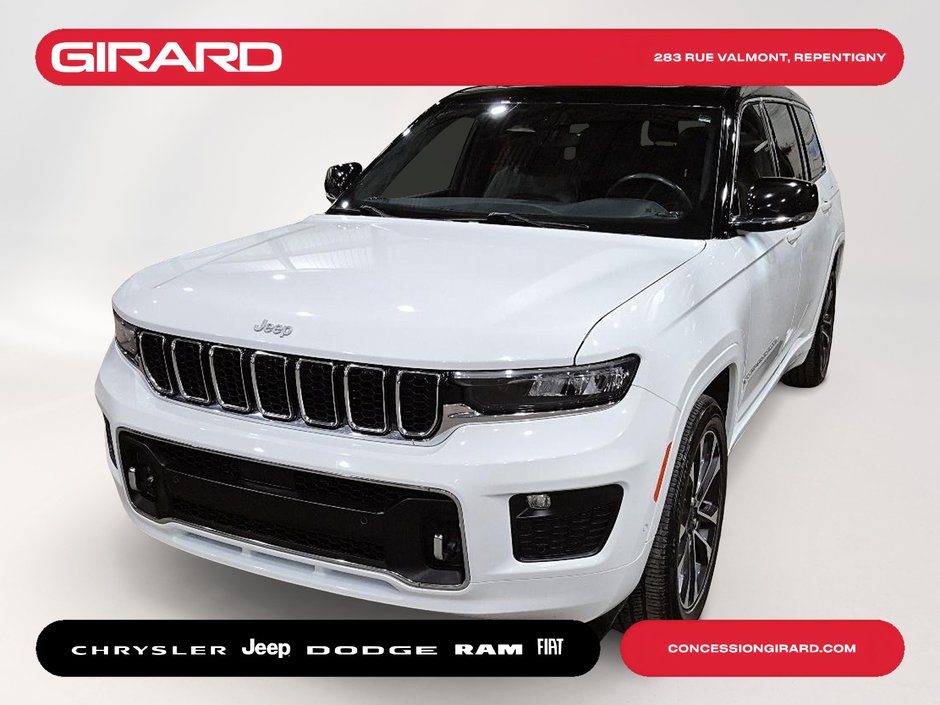 Jeep Grand Cherokee L Overland 2024 TOIT PANO**SIEGES VENTILES**SUSPENSION A AIR**AUDIO MCINTOSH**TOUJOURS SOUS GARANTIE JEEP