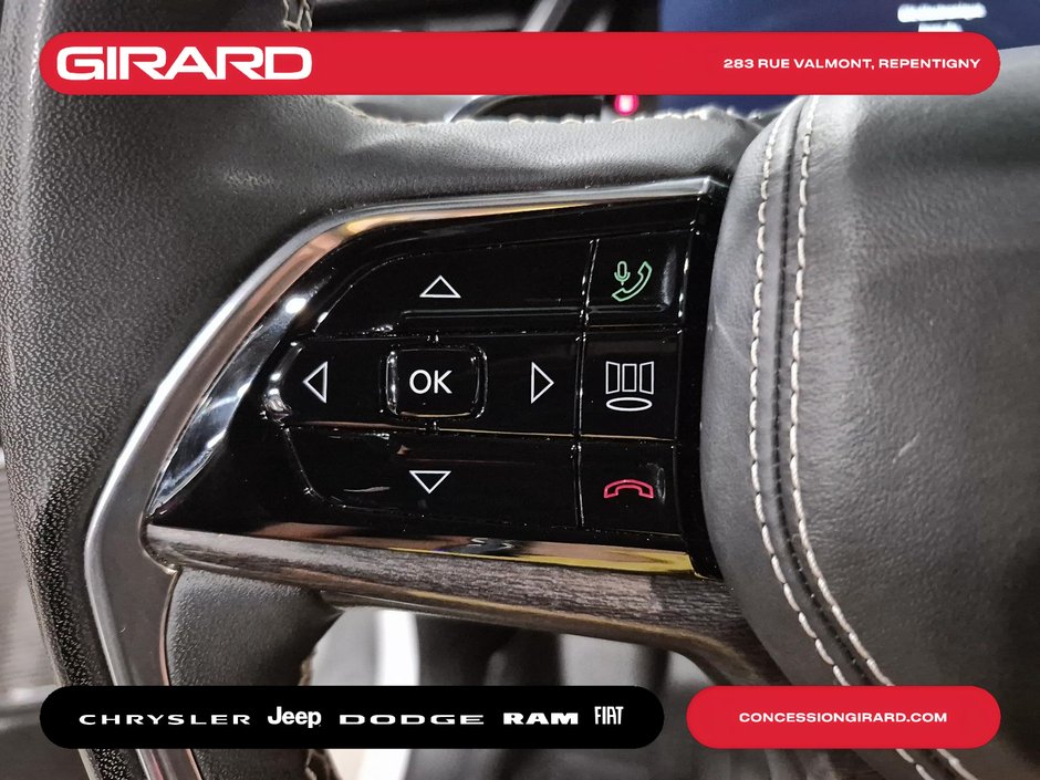 Jeep Grand Cherokee L Overland 2024 TOIT PANO**SIEGES VENTILES**SUSPENSION A AIR**AUDIO MCINTOSH**TOUJOURS SOUS GARANTIE JEEP