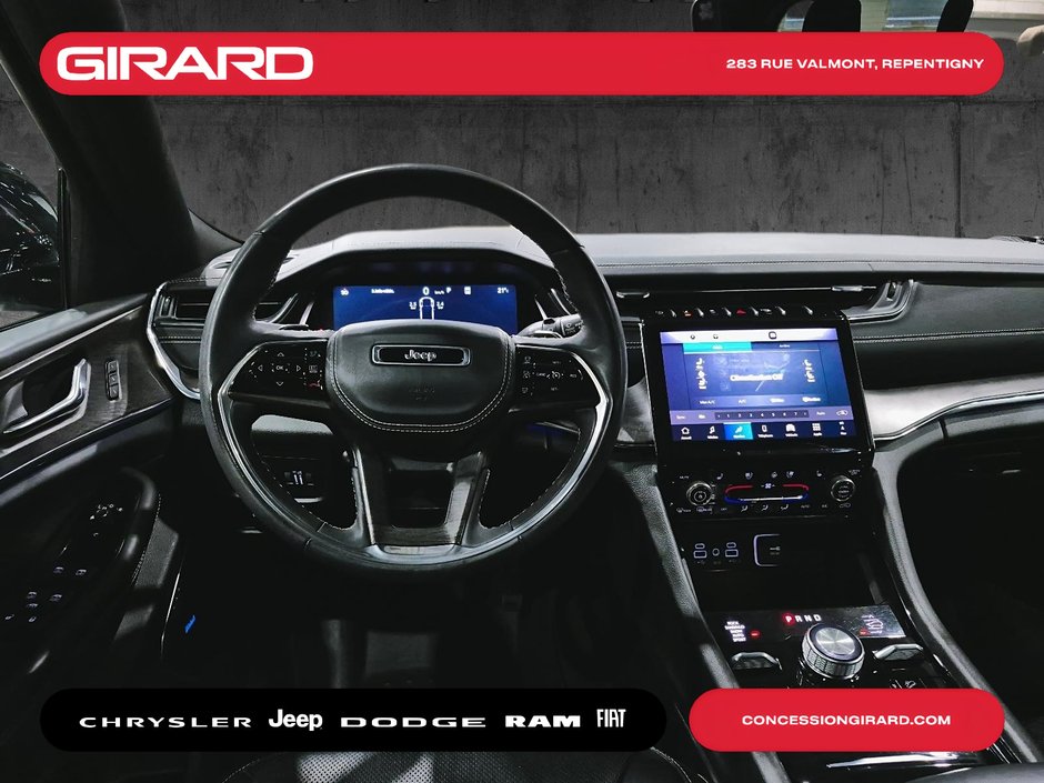 Jeep Grand Cherokee L Overland 2024 TOIT PANO**SIEGES VENTILES**SUSPENSION A AIR**AUDIO MCINTOSH**TOUJOURS SOUS GARANTIE JEEP