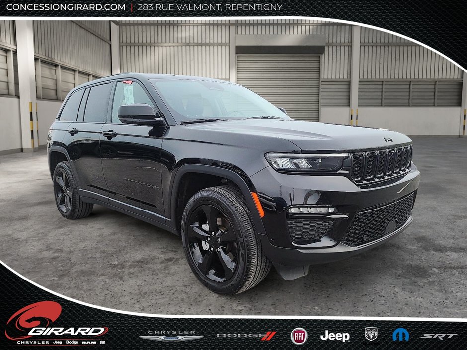 Jeep Grand Cherokee Limited, Allure Noir, Jamais accidenté, Niveau 2 2023-2