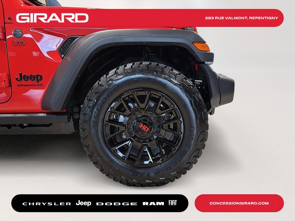 2026 Jeep Wrangler 4-Door SPORT S EDITION 100E * KO3 * MAGS HD * CUIR CUSTOM