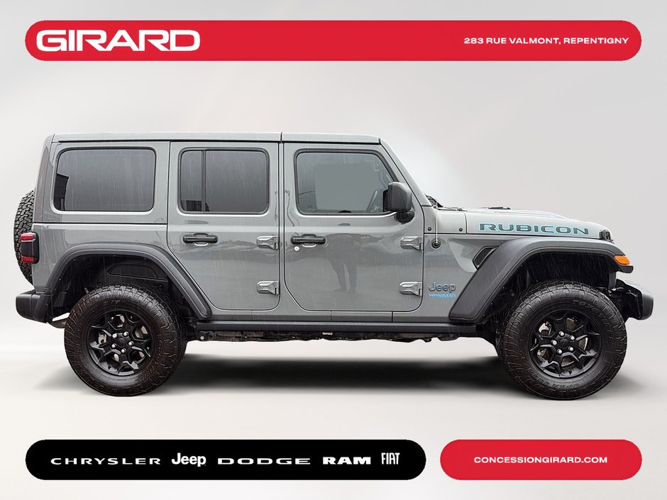 Jeep Wrangler 4xe Unlimited Rubicon 2021 SIÈGES+VOLANT CHAUFFANTS, 2 TOITS, 4X4