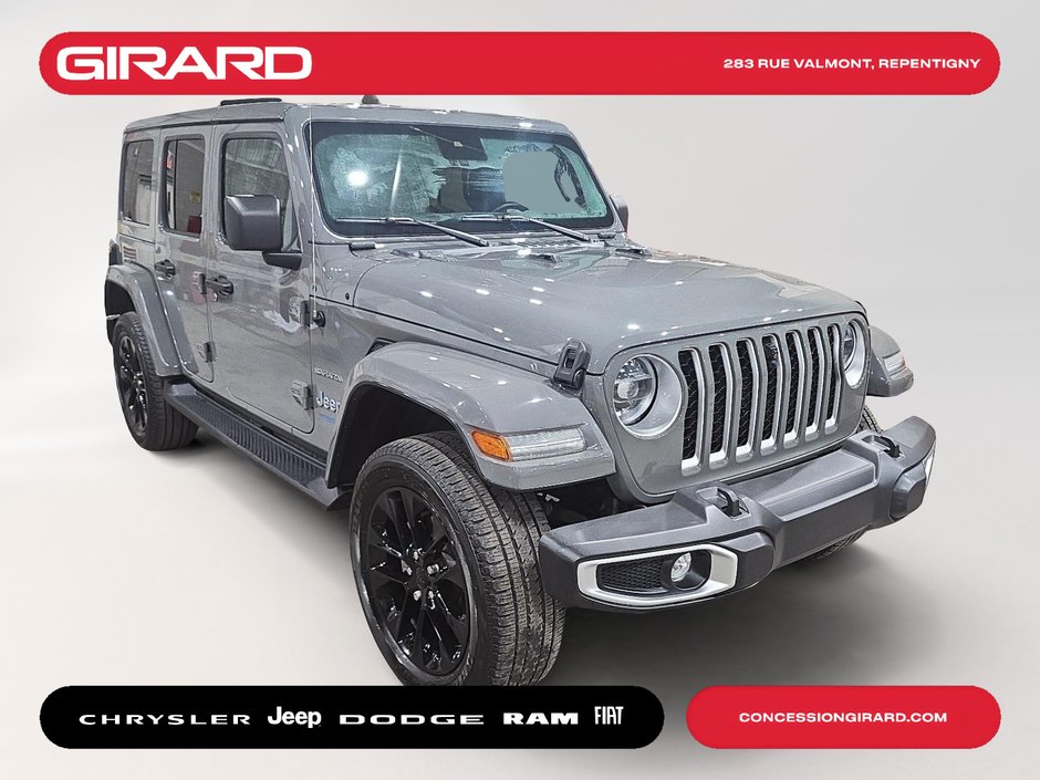 Jeep Wrangler 4xe Unlimited Sahara 2021 SYSTEME AUDIO ALPINE, ENS. DEUX TOITS, ENS. SECURITE EVOLUEE,