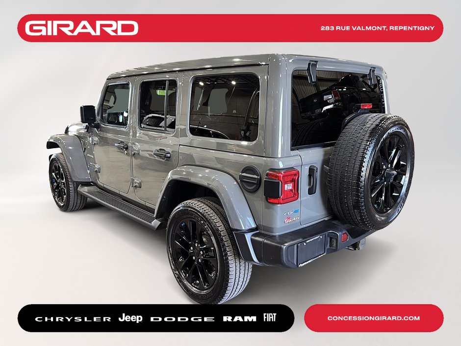 Jeep Wrangler 4xe Unlimited Sahara 2022 TOIT SKY, HYBRIDE, ENC. TEMPS FROID