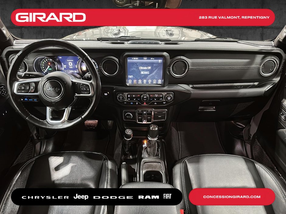 Jeep Wrangler 4xe Unlimited Sahara 2022 **TOIT SKY**GROUPE TECHNO**AUDIO ALPINE**CUIR MCKINLEY**