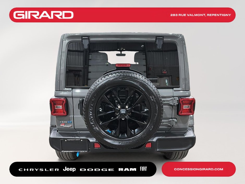 Jeep Wrangler 4xe Unlimited Sahara 2022 **TOIT SKY**GROUPE TECHNO**AUDIO ALPINE**CUIR MCKINLEY**