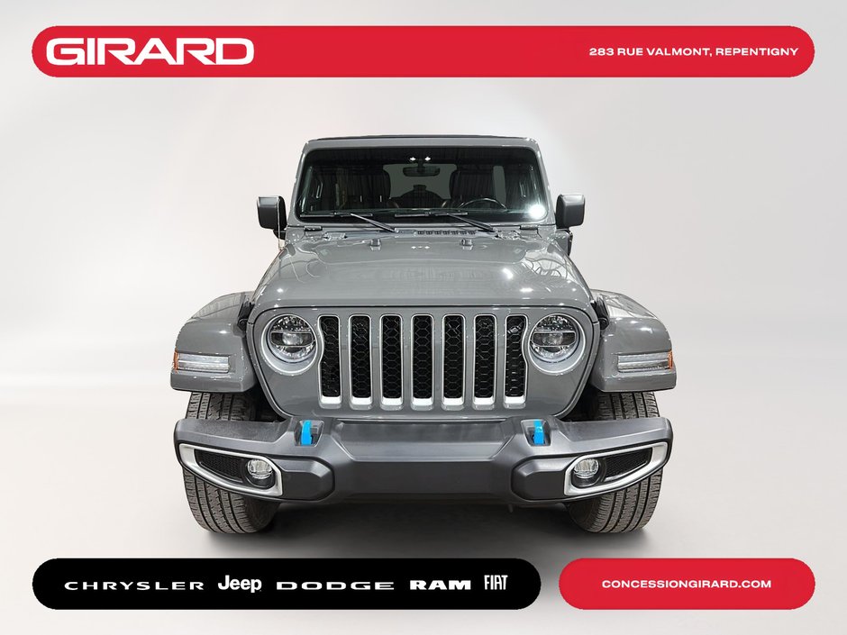 Jeep Wrangler 4xe Unlimited Sahara 2022 **TOIT SKY**GROUPE TECHNO**AUDIO ALPINE**CUIR MCKINLEY**