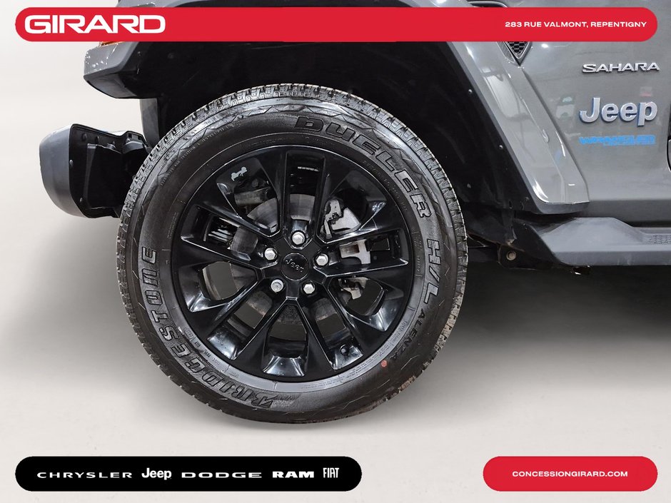 Jeep Wrangler 4xe Unlimited Sahara 2022 **JAMAIS ACCIDENTÉ**1 PROPRIÉTAIRE**AUDIO ALPINE**CUIR MCKINLEY**
