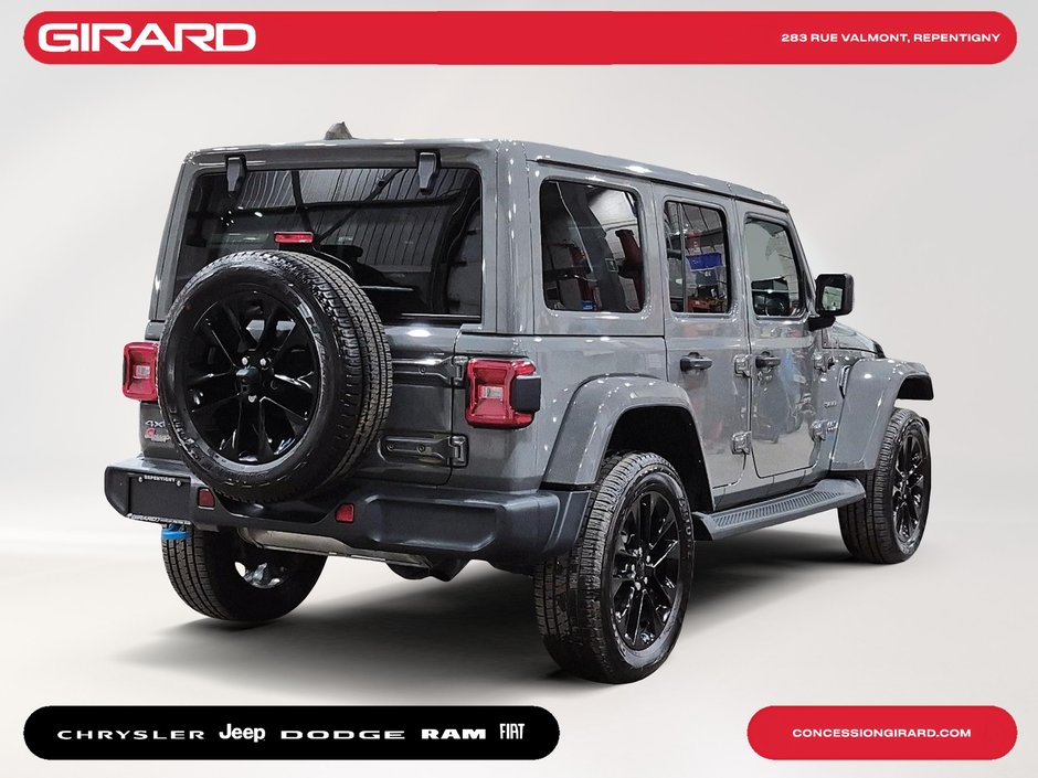 Jeep Wrangler 4xe Unlimited Sahara 2022 **JAMAIS ACCIDENTÉ**1 PROPRIÉTAIRE**AUDIO ALPINE**CUIR MCKINLEY**