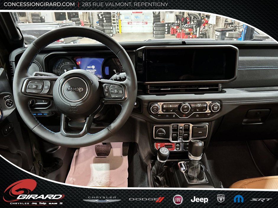 2024 Jeep Wrangler 4xe RUBICON, 4XE, CUIR TAN UNIQUE, 2 TOITS-12