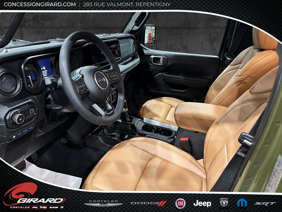 2024 Jeep Wrangler 4xe RUBICON, 4XE, CUIR TAN UNIQUE, 2 TOITS-11