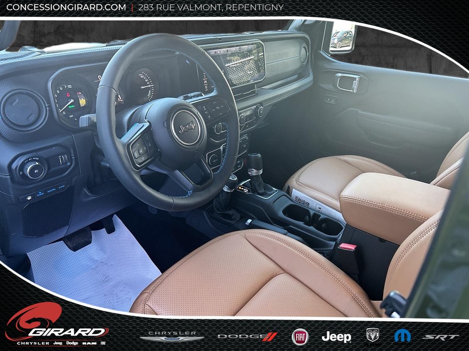 Jeep Wrangler 4xe RUBICON, 4XE, CUIR TAN UNIQUE, 2 TOITS 2024-11