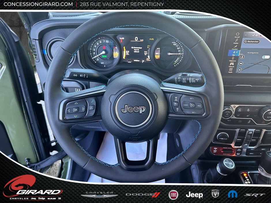 Jeep Wrangler 4xe RUBICON, 4XE, CUIR TAN UNIQUE, 2 TOITS 2024-14